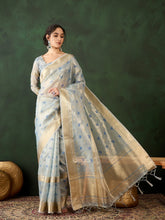 Womens Fashion Ethnic Blue Color Sarees-MLSHWSA1472BLU0ONE